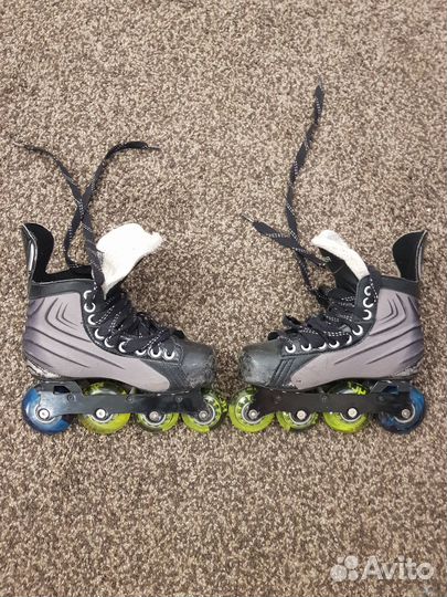 Роликовые коньки хоккейные детские