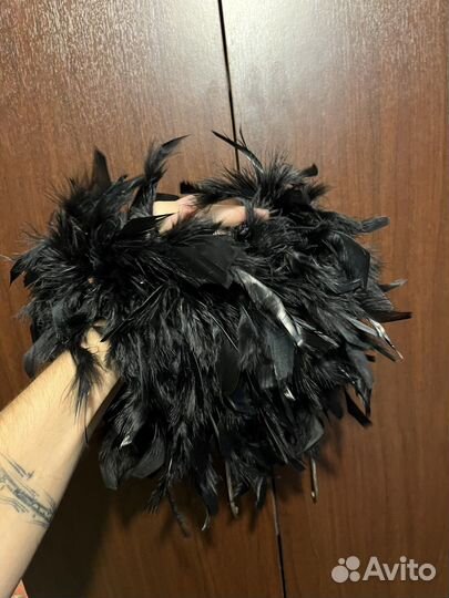 Перья круглые. Двойные