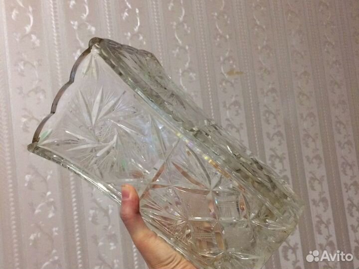 Ваза хрустальная настоящая
