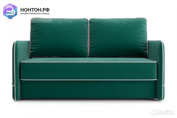 Диван еврокнижка Энерджи изумрудный