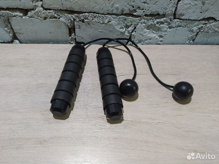 Скакалка indigo без шнура с шарами-утяжелителями