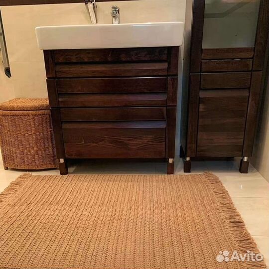 Джутовый ковер для ванной, спальни, кухни на заказ