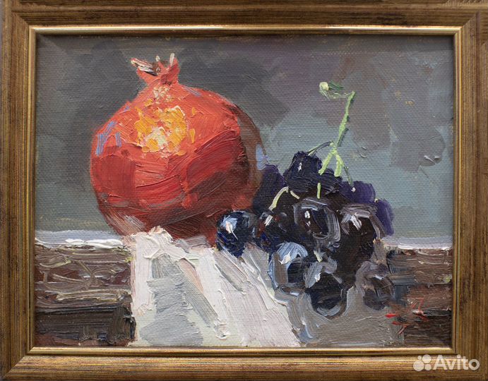 HD594 Гранат с виноградом кисти Анны Давыдченко