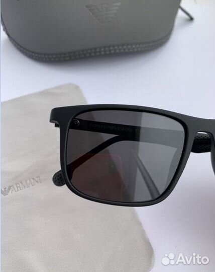 Очки emporio armani черные поляризационые