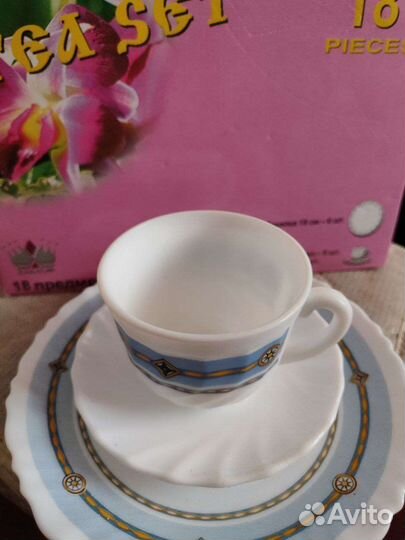 Чайный сервиз новый (18 предметов)