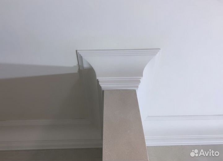 Монтаж 3D панелей, плинтуса, молдинга, багета