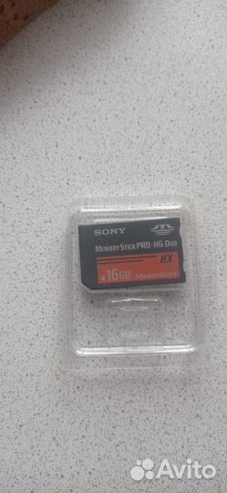 Карта памяти sony Memory Stick PRO-HG DUO16GB