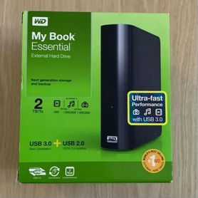 Внешний жесткий диск WD My Book Essential 2 TB