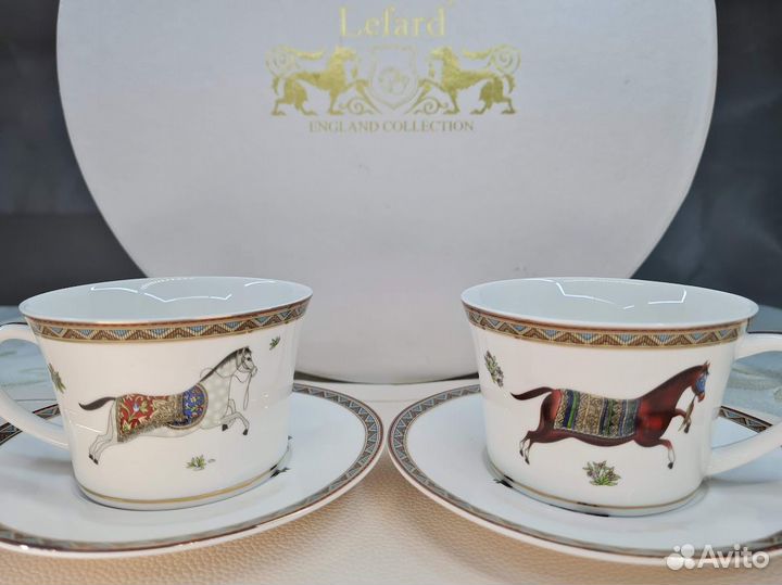 Кофейные и Чайные пары дизайна Лошадь