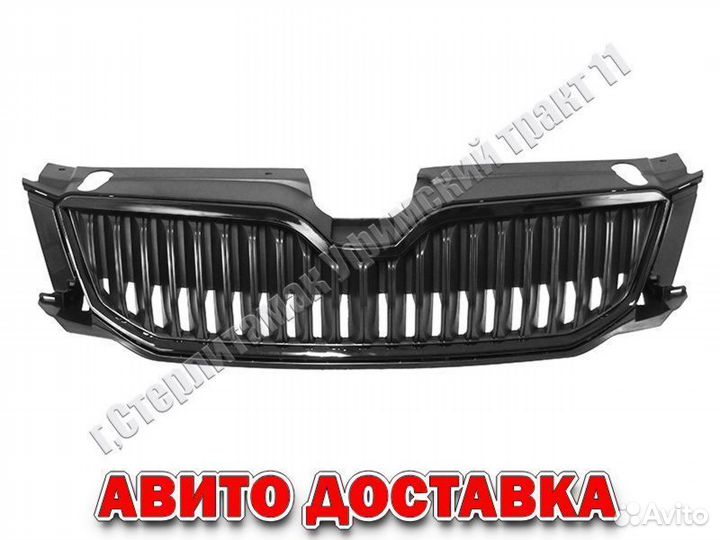 Решетка радиатора skoda octavia a713-16 черная