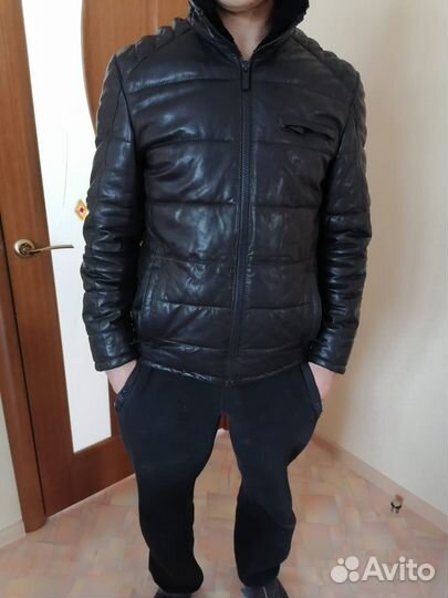 Кожаная куртка мужская