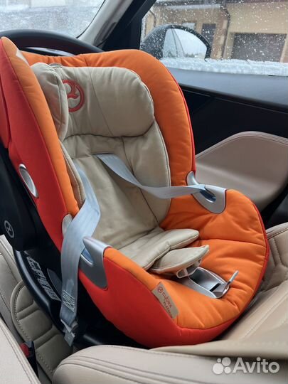 Автолюлька cybex aton q с базой