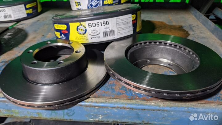 Тормозные диски передние 2 шт toyota hilux VI, V