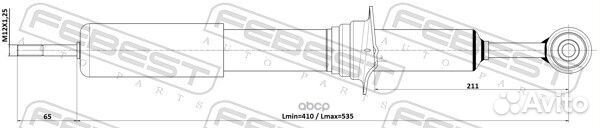 Амортизатор передний GAS.twin tube 01110008F Fe