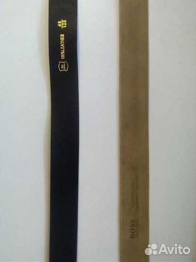 Мужской кожаный ремень