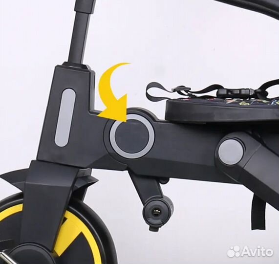 Трехколесный велосипед легкий складной (новый)