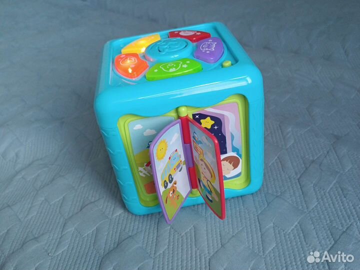 Развивающий музыкальный куб светящийся