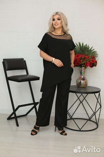 Женский нарядный костюм размеры 50 и 52