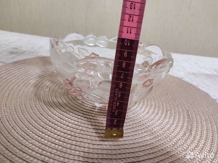 Блюдо на ножке и салатница Walther Glas