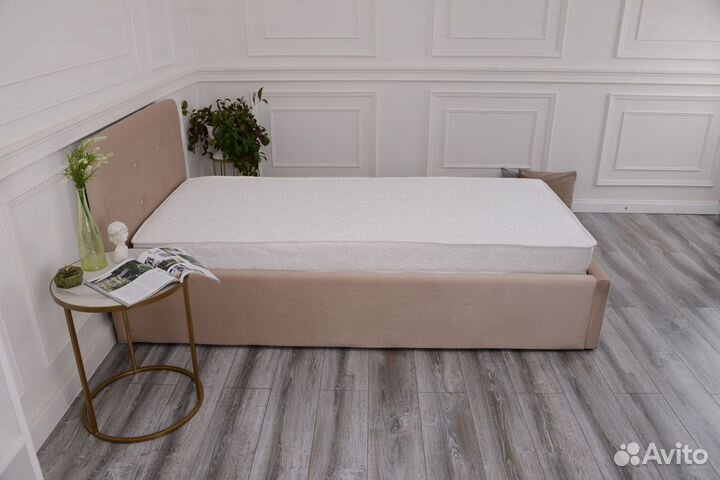 Кровать новая 80х200 Роза велюр