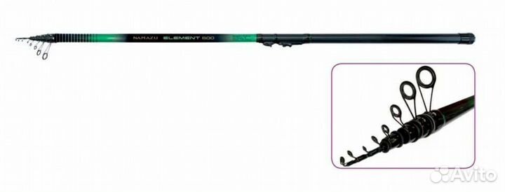 Удилище телескопическое namazu element Bolo С/К 7м