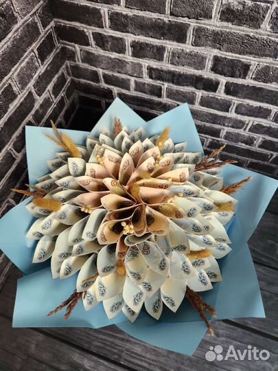 Денежный букет мужской