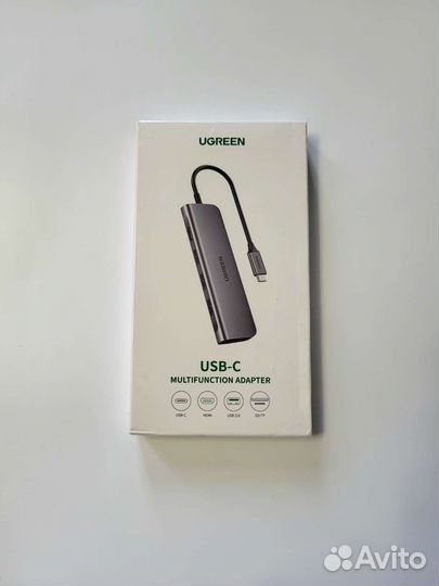Концентратор хаб ugreen 6 в 1