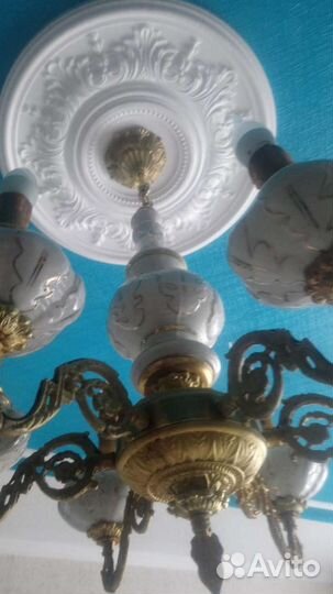 Бронза люстра СССР