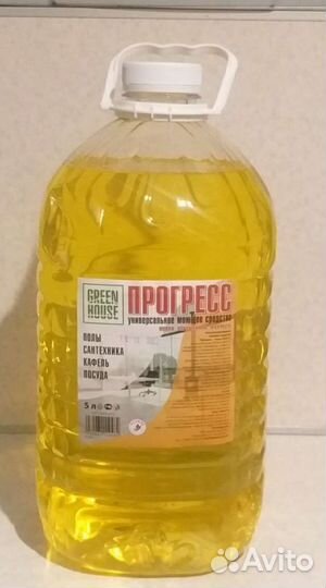 Универсальное моющее средство Прогресс 5л пэт