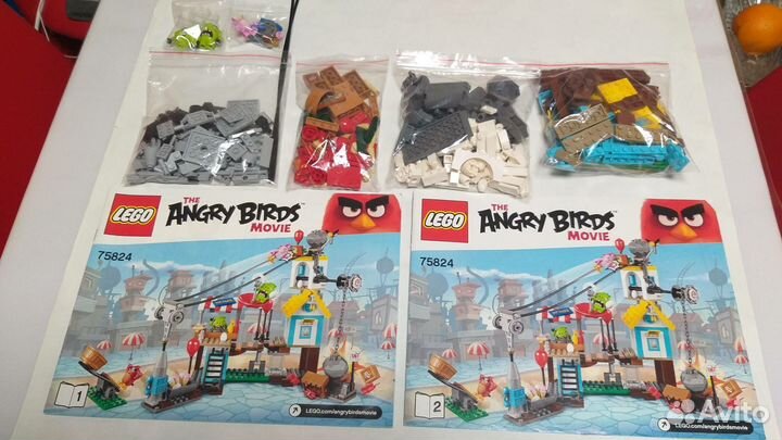 Конструктор lego angry birds movie артикул 75824