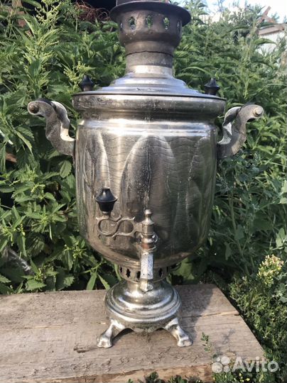 Самовар на дровах, на углях