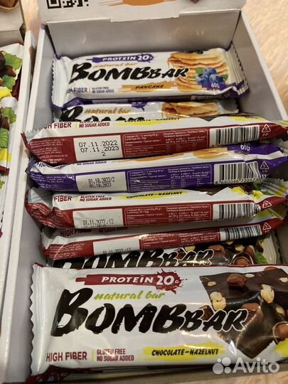 Батончики Bombbar