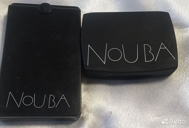 Пудра, тени Nouba
