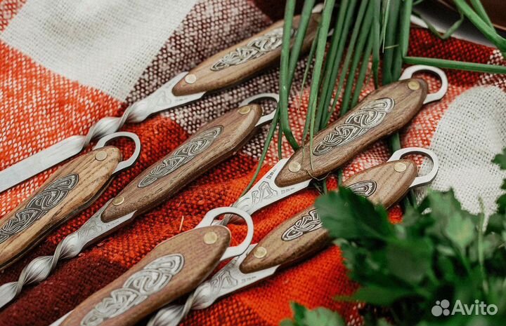 Шампура / набор для шашлыка / шампура подарочные