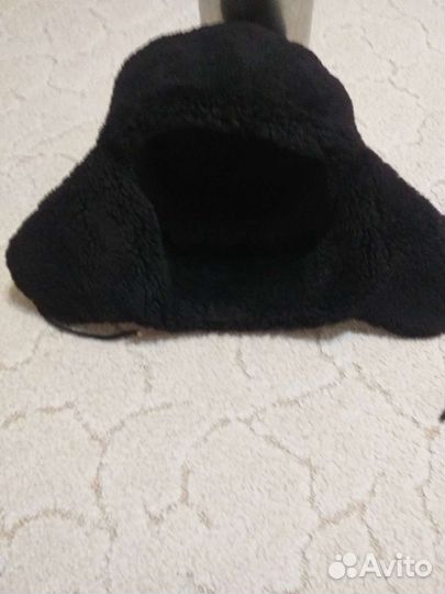 Шапка ушанка мужская овчина