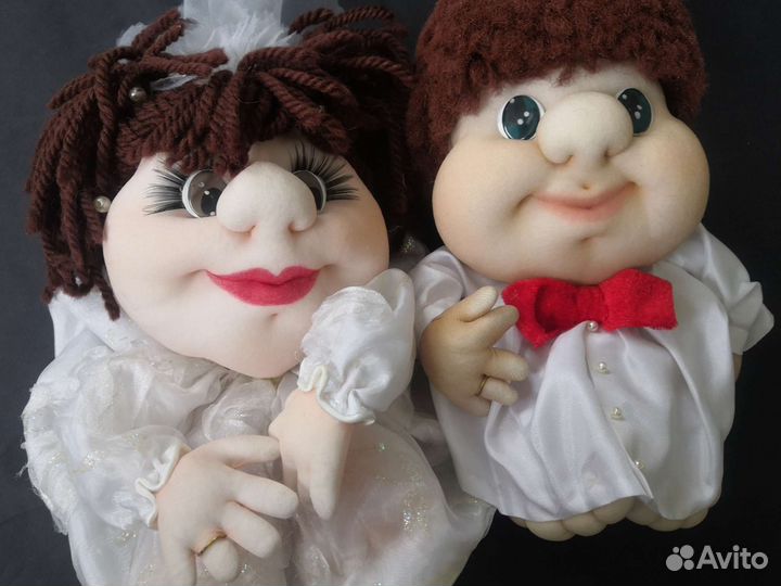 Кукла ручной работы свадебные
