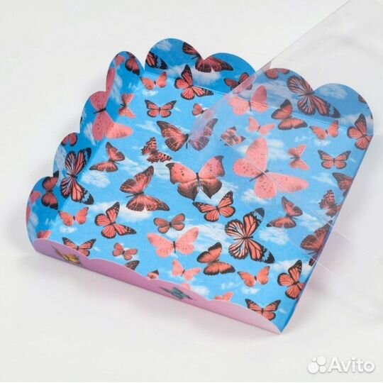 Коробка крафт пищевая упаковка подарочная пакет