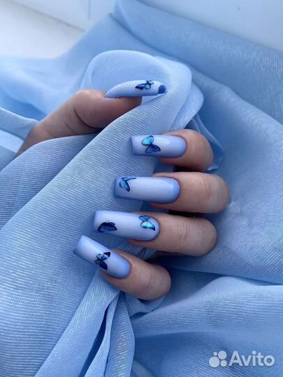 Наращивание ногтей. Покрытие гель лаком