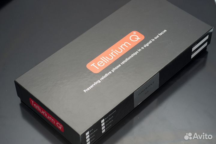 Межблочный кабель 2 м XLR Tellurium Ultra Black II