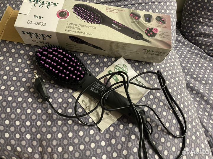 Расческа-выпрямитель DeltaLux новая