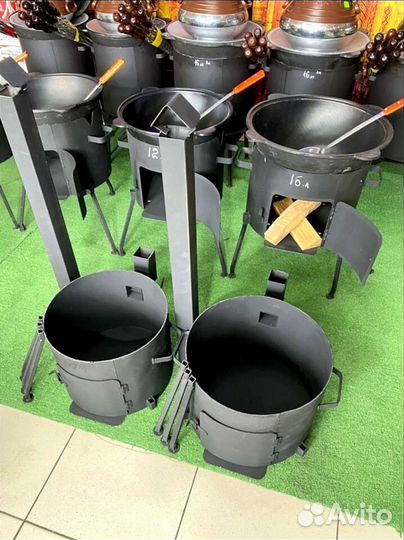 Печи для казана, треноги, мангалы