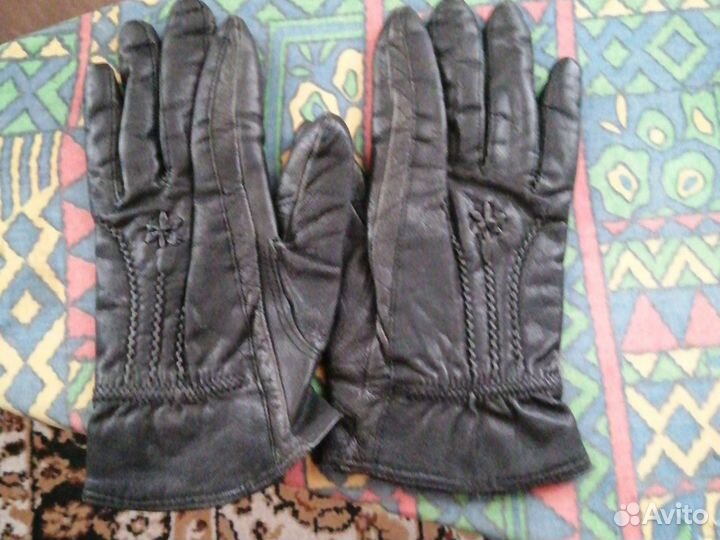Перчатки кожанные