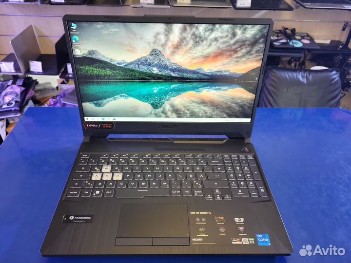 Игровой asus TUF FX506 i5-11400H, RTX3050 4GB