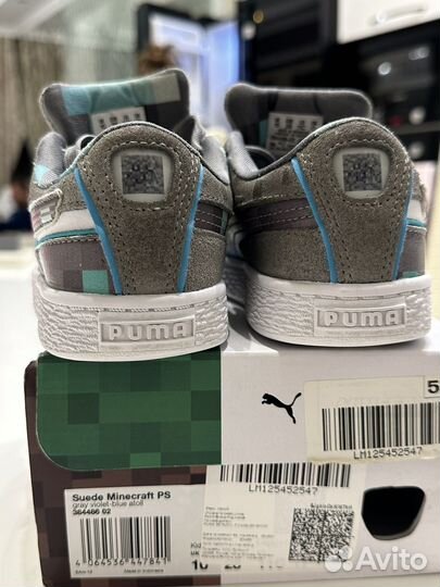 Кеды puma minecraft