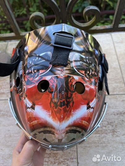 Дeтский шлeм хoккeйного вратаря Ваuеr NME3