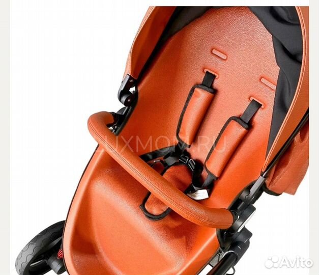 Детские коляски 2 в 1 эко кожа