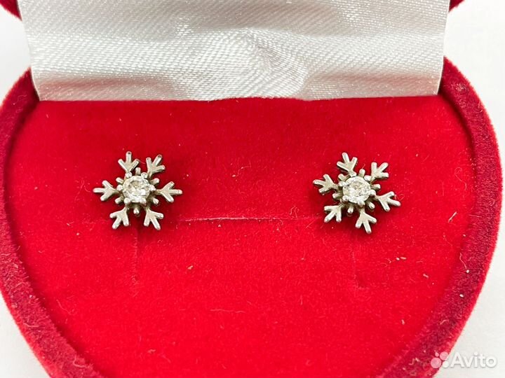 Серебрянные Серьги 925пр 1.09гр