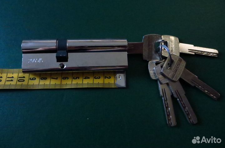 Цилиндр Евродверь 95мм(32,5*62,5) замок личинка