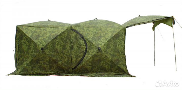 Палатки Стэк Куб, Дубль, Чум с навесом