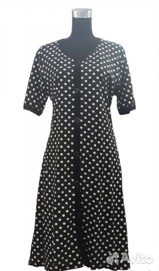 Женский халат в горошек